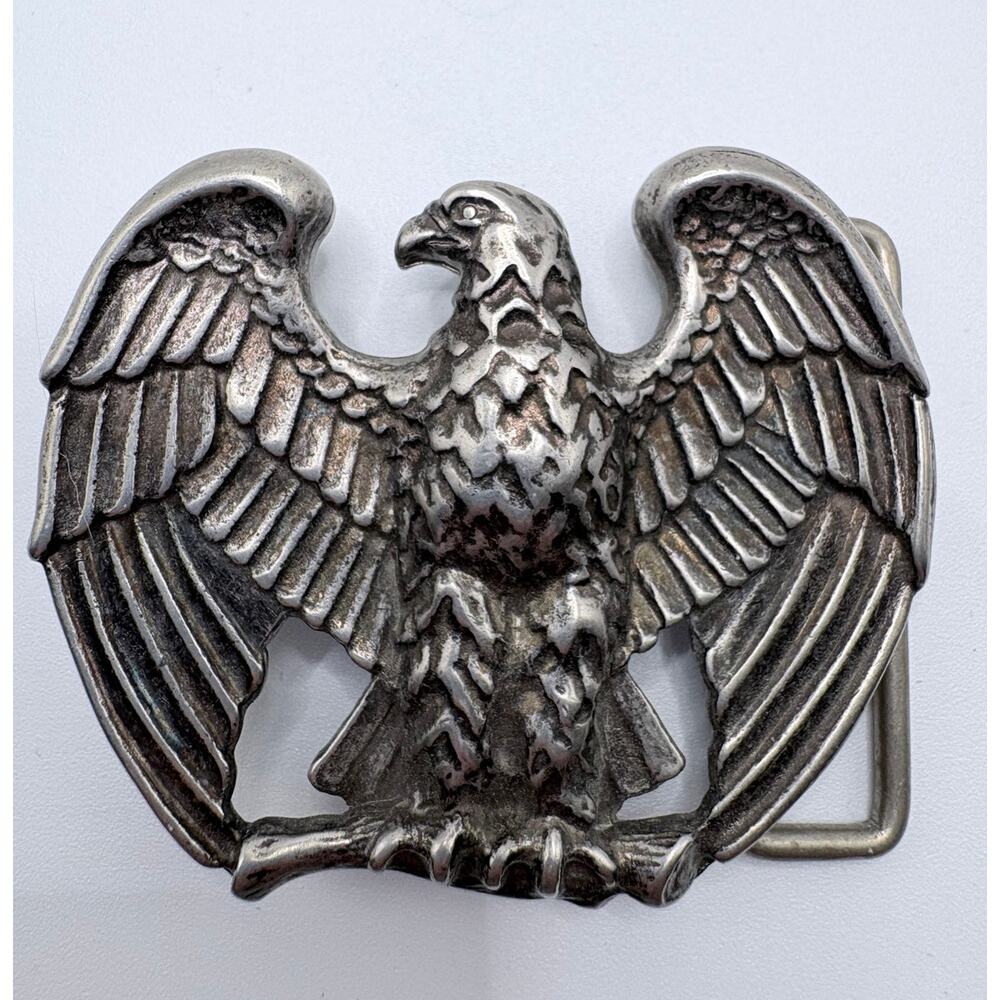Avon Pewter Tone Eagle Belt Buckle